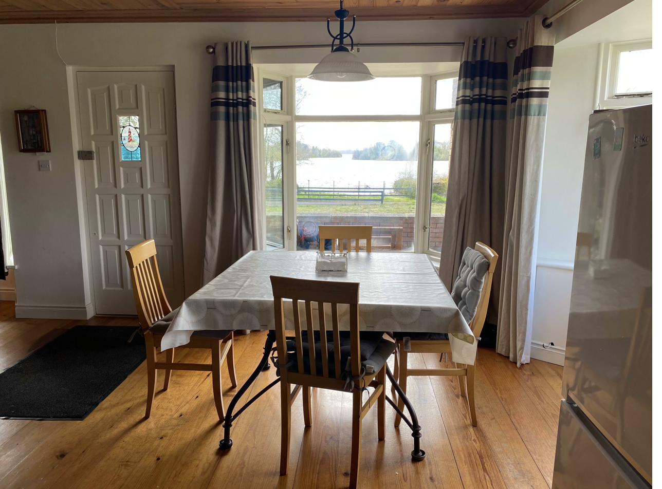 Dining room overlooking Lough Sheelin
